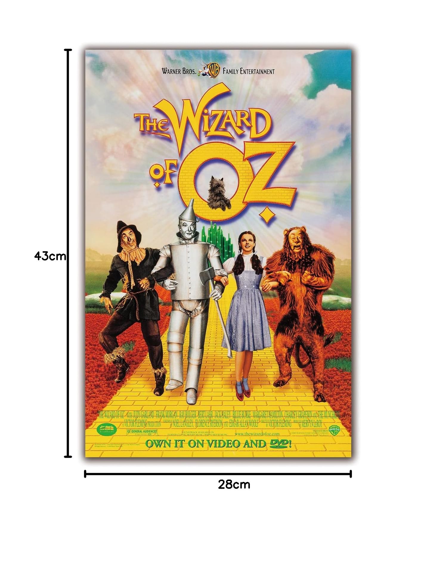 Amazon.co.jp: オズの魔法使い映画ポスター 11インチx17インチ